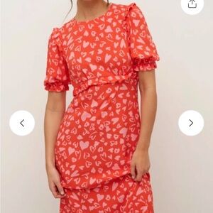Nobody’s Child Heart Print Red Dress